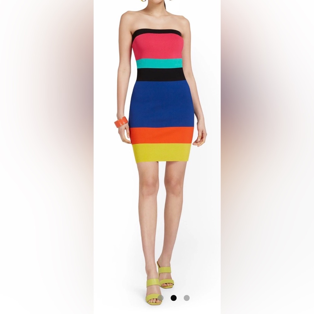 New York & Company Multicolor Mini Skirt
